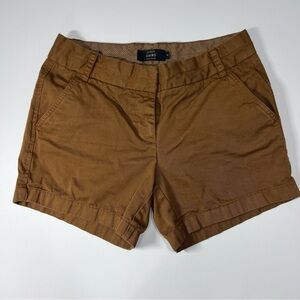 J. Crew Women’s Brown Chino Shorts Sz 4 Classic Style